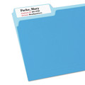 Dividers & Tabs | Avery 05027 0.94 in. x 3.44 in. Extra-Large TrueBlock File Folder Labels - White (18/Sheet, 25 Sheets/Pack) image number 3