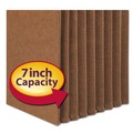 File Jackets & Sleeves | Smead 73395 7 in. Expansion Redrope Tuff Pocket Drop-Front File Pockets with Fully Lined Gussets - Letter, Redrope (5/Box) image number 3