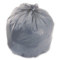 Trash Bags | Heritage H8046SG Linear Low-Density Can Liners 45 gal 1.1 mil 40-in x 46-in Gray Flat Pack 125/Carton image number 0