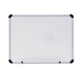 White Boards | Universal UNV43722 24 in. x 18 in. Modern Melamine Dry Erase Board - White Surface, Aluminum Frame image number 0