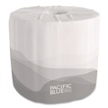 Just Launched | Georgia Pacific Professional 14580/01 1-Ply Pacific Blue Basic Bathroom Tissue - White (80/Carton) image number 3