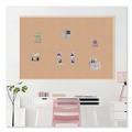 Bulletin Boards | U Brands 2872U00-01 70 x 47 Cork Bulletin Board - Tan Surface/Birch Wood Frame image number 1