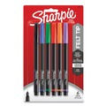 Pens | Sharpie 1976527 0.4 mm Water-Resistant Ink Porous Point Pen - Fine/Assorted Ink and Barrel Colors (6/Set) image number 0