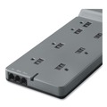 Surge Protectors | Belkin BE108200-06 3390 J 8 AC Outlets 6 ft. Cord Home/Office Surge Protector - White image number 2