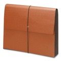 File Jackets & Sleeves | Smead 71198 5.25 in. Expansion 1 Section 100% Recycled Redrope Wallets - Letter Size, Redrope (10/Box) image number 1