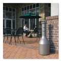 Smoking Receptacles | Rubbermaid Commercial FG9W3300ATPWTR Infinity 4.1 Gallon 39 in. Traditional Smoking Receptacle - Antique Pewter image number 3