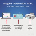 Just Launched | Avery 05200 0.69 x 3.44 Permanent File Folder Labels - White (252/Pack) image number 6