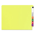 File Folders | Smead 25940 0.75 in. Expansion Heavyweight Colored End Tab 2-Fastener Folders - Letter Size/Yellow Exterior (50/Box) image number 1