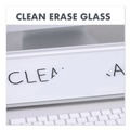 White Boards | Quartet GDP186 18 in. x 6 in. Glass Dry Erase Desktop Computer Pad - White Surface image number 7