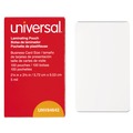 Laminating Supplies | Universal UNV84642 3.75 in. x 2.25 in. 5 mil Laminating Pouches - Gloss Clear (100/Box) image number 0