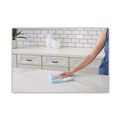 Cleaning & Janitorial Supplies | Boardwalk 2164038 16 in. x 16 in. Microfiber Cleaning Cloths - Blue (24/Pack) image number 2