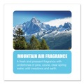 Odor Control | Big D Industries 062300 Diamond 3D Urinal Screen - Mountain Air Scent/Blue (6/Carton) image number 4