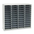 Back to School Sale | Fellowes Mfg Co. 25081 48 Sections 38-1/4 in. x 11-7/8 in. x 34-11/16 in. Literature Organizer- Letter, Dove Gray image number 0