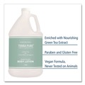 Skin Care & Hygiene | Diversified Hospitality Solutions 002270EA Terra Pure 1-Gallon Bottle Lotion - Green Tea and Lemongrass Scent image number 2