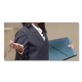 Back to School Sale | Pendaflex 01158 3-1/2 in. Expansion 7 Sections Hook/Loop Closure 1/6-Cut Tabs Expanding Poly Files - Letter Size, Blue image number 3