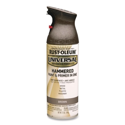Painting | Rust-Oleum 245218 12 oz Universal Premium Spray Paint - Hammer Brown image number 0