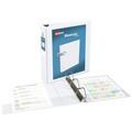 Back to School Sale | Avery 19701 11 in. x 8.5 in. 3 Rings 2 in. Capacity Showcase Economy View Binders with Slant Rings - White image number 1