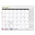 Bulletin Boards | House of Doolittle 1976 18.5 in. x 13 in. 12-Month (Jan-Dec) 2026 Recycled Desk Pad Calendar - Wild Flowers Artwork image number 2
