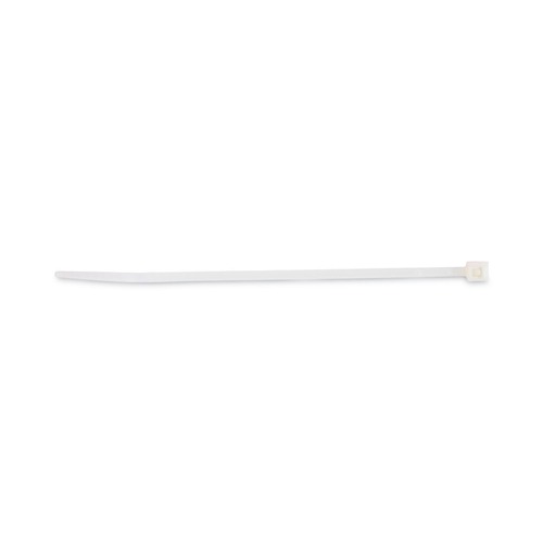 Office Electronics & Batteries | Tatco 22100 4 in. x 0.06 in. 18 lbs. Nylon Cable Ties - Natural (1000/Pack) image number 0