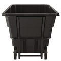 Trash & Waste Bins | Suncast Commercial RMTTHD200 2 cu. Yd. 2,300 lbs. Capacity Forkliftable Frame Heavy Duty Tilt Truck - Black/Red image number 3