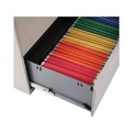 Desktop Organizers | Universal UNV20021 15 in. x 11.88 in. x 2.5 in. 6 Compartments Metal Mesh Drawer Organizer - Black image number 5