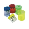 Pencil Sharpeners | TPG Creations ESN-51312 1.5 x 1.75 Eisen Two-Hole Pencil Sharpeners - Assorted Colors (12/Pack) image number 3
