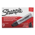 Permanent Markers | Sharpie 44001A Broad Chisel Tip Magnum Permanent Marker - Black (12/Carton) image number 0