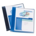 Back to School Sale | Avery 17675 3 Round Rings 1 in. Capacity 11 in. x 8.5 in. Flexible View Binder - Blue image number 1