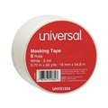 Tapes | Universal UNV51334 3 in. Core 18 mm x 54.8 mm Removable General Purpose Masking Tape - Beige (6/Pack) image number 1