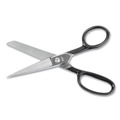 Back to School Sale | ACME 10259 7 in. Long 3.13 in. Cut Length Hot Forged Carbon Steel Shears - Straight Black Handle image number 1