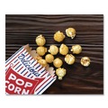 Just Launched | Bagcraft 300471 Pinch-Bottom Paper Popcorn Bag - Blue/Red/White (1000/Carton) image number 3