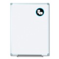White Boards | MasterVision MA2100790 96 in. x 48 in. Earth Silver Easy Clean Dry Erase Boards - White/Silver image number 1
