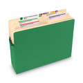 File Folders | Smead 73216 1.75 in. Expansion Colored File Pockets - Letter Size/Green image number 3