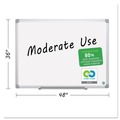 White Boards | MasterVision MA0500790 Silver Easy Clean 48 in. x 36 in. Aluminum Frame Reversible Earth Dry Erase Board - White/Silver image number 4