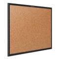 Bulletin Boards | Quartet 2301B 24 in. x 18 in. Classic Series Cork Bulletin Board - Tan Surface, Black Aluminum Frame image number 0