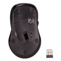 Back to School Sale | Innovera IVR62500 2.4 GHz Frequency 26 ft. Wireless Range Right Hand Use Hyper-Fast Scrolling Mouse - Black image number 3