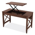 Office Desks & Workstations | Alera WDE4824-T-WA 47.25 in. x 23.63 in. x 29.5 in. to 43.75 in. Sit-to-Stand Table Desk - Modern Walnut image number 5