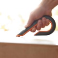 Box Cutters & Utility Knives | slice 10400 1.29 in. Carbon Steel Blade 7 in. Nylon Handle Replaceable Double Sided Box Cutters - Gray/Orange image number 2