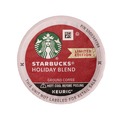 Coffee | Starbucks 12412029 Coffee K-Cups - Holiday Blend (22/Box) image number 0