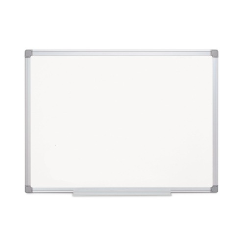 White Boards | MasterVision MA0300790 Earth Silver 36 in. x 24 in. Easy Clean Dry Erase Boards - White Surface/Satin Aluminum Frame image number 0