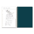 Notebooks & Pads | Blue Sky 139478 8.63 in. x 5.88 in. 12-Month (Jan to Dec): 2026 Life Note-It Dania Weekly/Monthly Planner - Floral Artwork, Teal/Pink/Blue Cover image number 8