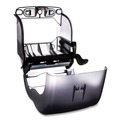 Paper Towels and Napkins | San Jamar T990TBK 12.5 in. x 8.5 in. x 12.75 in. Oceans Element Lever Roll Towel Dispenser - Black Pearl image number 2