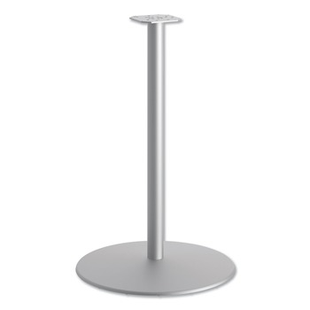 OFFICE DESKS AND WORKSTATIONS | HON HBTTD42.PR8 Between Round Disc Base for 42 in. Table Tops - Textured Silver