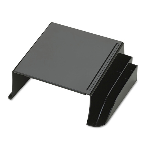Desktop Organizers | Officemate 22802 12.25 x 10.5 x 5.25 2200 Series Telephone Stand - Black image number 0