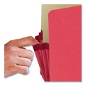 File Jackets & Sleeves | Smead 73231 3.5 in. Expansion Colored File Pockets - Letter Size, Red image number 5