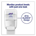 Hand Sanitizers | PURELL 5020-01 5.25 in. x 8.56 in. x 12.13 in. 1,200 mL Push-Style Hand Sanitizer Dispenser - White (1/Carton) image number 3