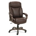 Alera | Alera ALEVN4159 Veon Series Executive High-Back Bonded Leather Chair Supports Up to 275 lb - Brown Seat/Back/Bronze Base image number 1