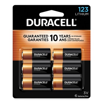 HOUSEHOLD BATTERIES | Duracell DL123AB6PK 3V Specialty High-Power 123 Lithium Batteries (6/Pack)
