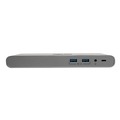 Office Electronics & Batteries | Tripp Lite U442-DOCK4-S 3.5mm Displayport HDMI RJ45 Thunderbolt 3 USB-A USB-C VGA USB Type-C Docking Station - Silver image number 1
