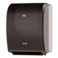 Paper Towel Holders | Tork 771728 12.32 in. x 9.32 in. x 15.95 in. Electronic Hand Towel Roll Dispenser for 7.5 in. Rolls - Black (1/Carton) image number 4